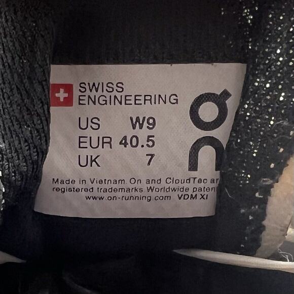 On Cloud Cloudsurfer Running Shoes Womens Size 9 Gray Zest Mesh Athletic Sneaker - Picture 10 of 10